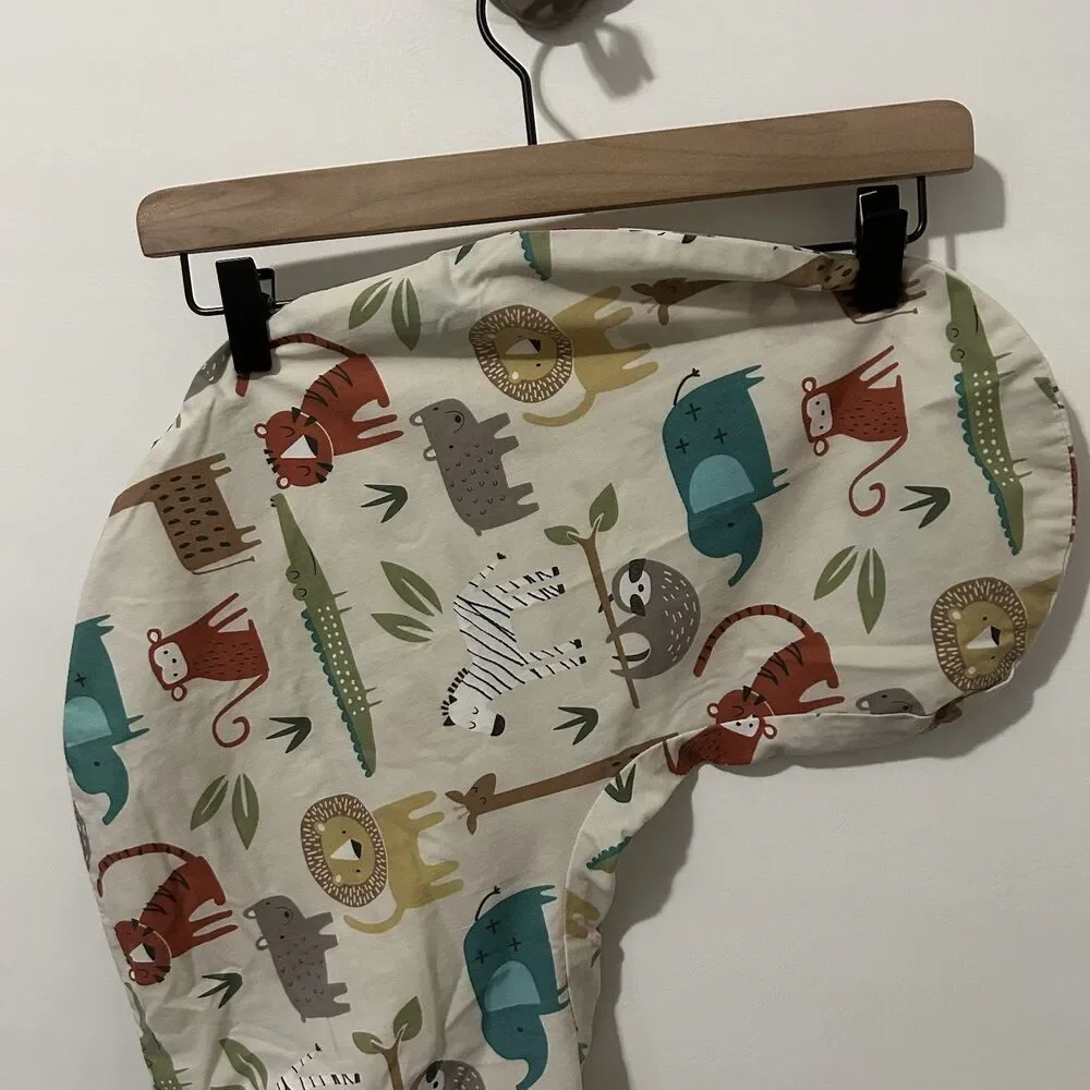 Boppy Nursing Pillow Cover Colorful Wildlife Zoo Animal